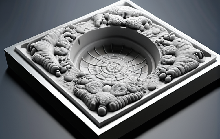 **A mold design being created with CAD software.** (Focus: Design aspect of mold-making)
